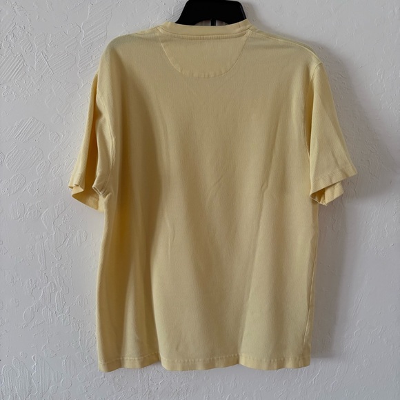 Lot Of 2 Vintage 90s Naturalife Ribbed Shirt Men Large Yellow Green Short Sleeve - Picture 5 of 12